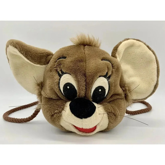 Vintage 1997 Warner Bros. Studio Store Kids Tom and Jerry Pocket Book Bag Jerry - Picture 3 of 11